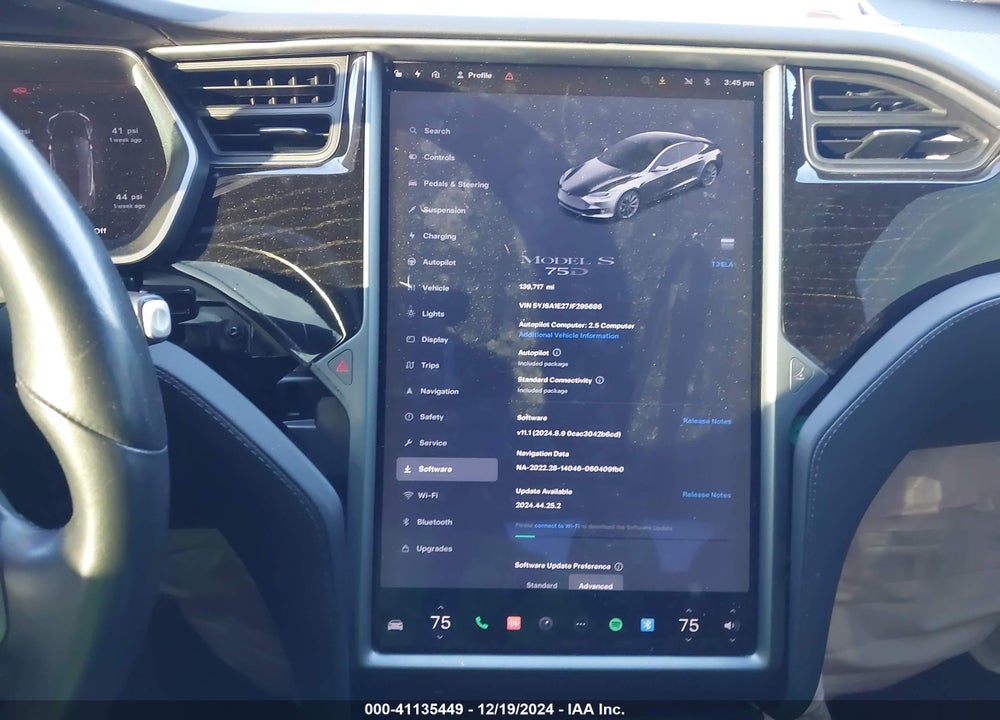 2018 TESLA MODEL S VIN: 5YJSA1E27JF295686