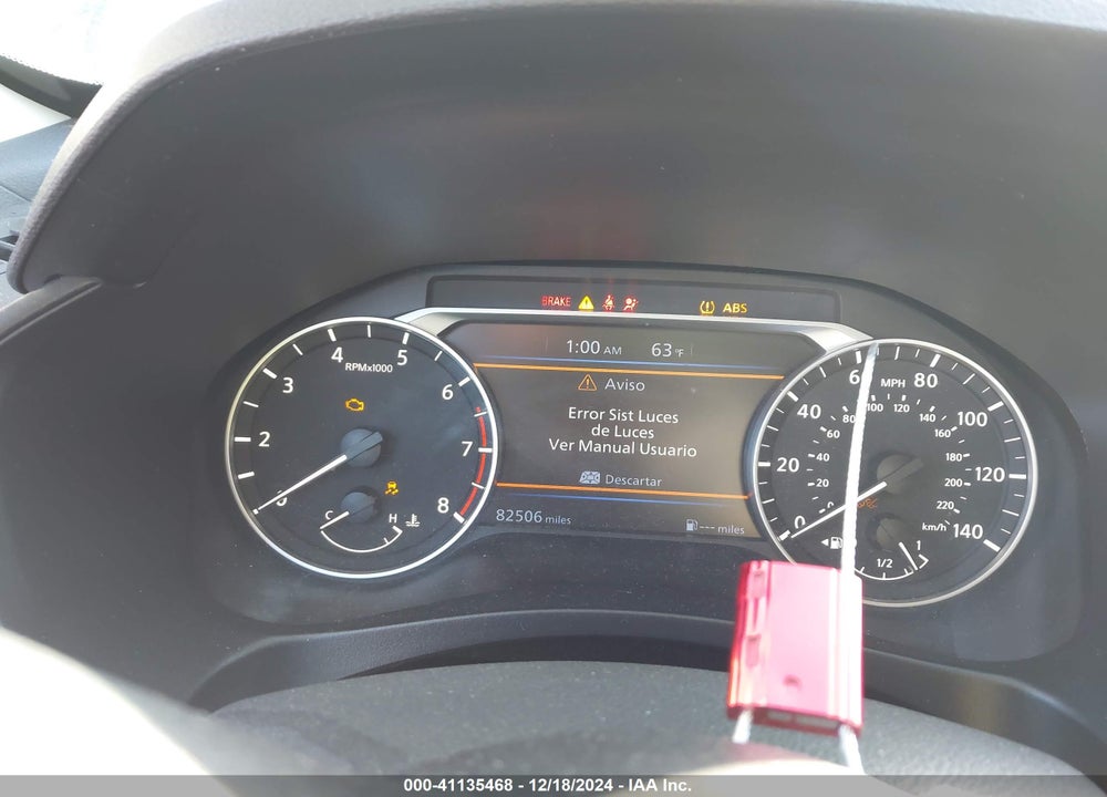 2019 NISSAN ALTIMA VIN: 1N4BL4BV6KC162237
