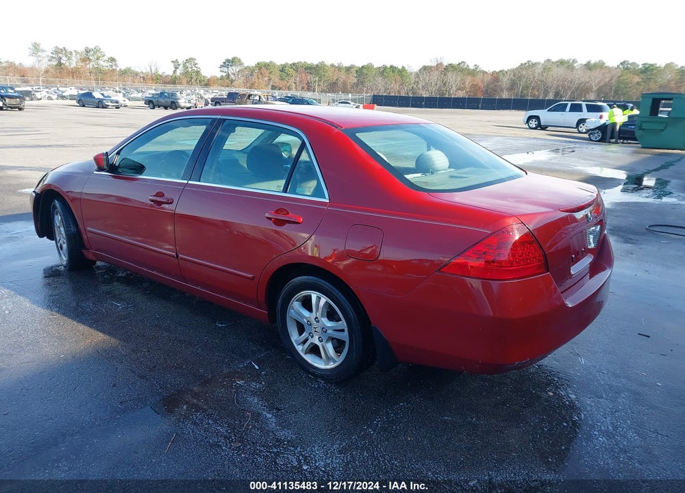 2007 HONDA ACCORD 2.4 SE VIN: 1HGCM56377A053509
