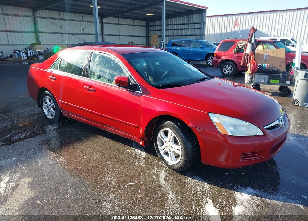 2007 HONDA ACCORD 2.4 SE VIN: 1HGCM56377A053509