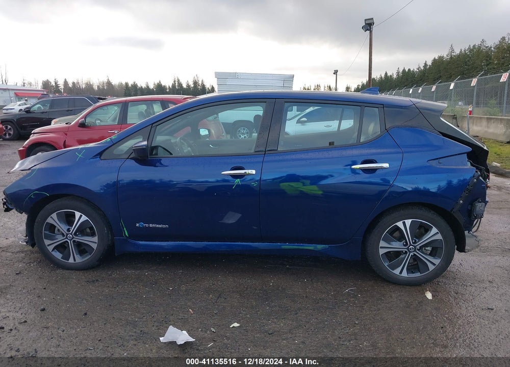 2018 NISSAN LEAF SL VIN: 1N4AZ1CP6JC312886