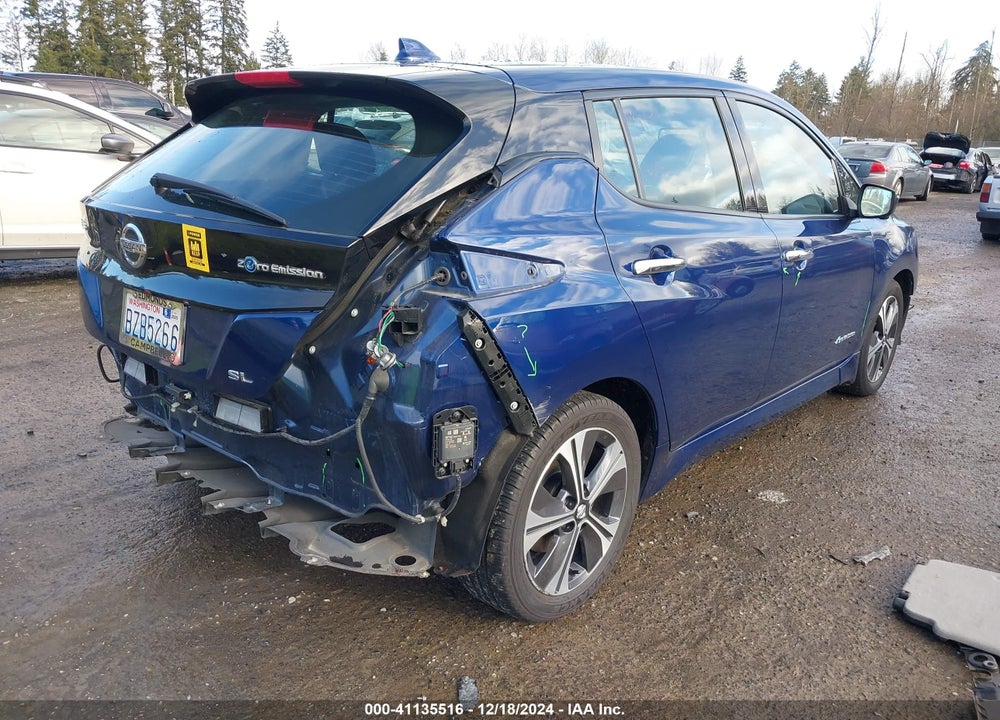 2018 NISSAN LEAF SL VIN: 1N4AZ1CP6JC312886