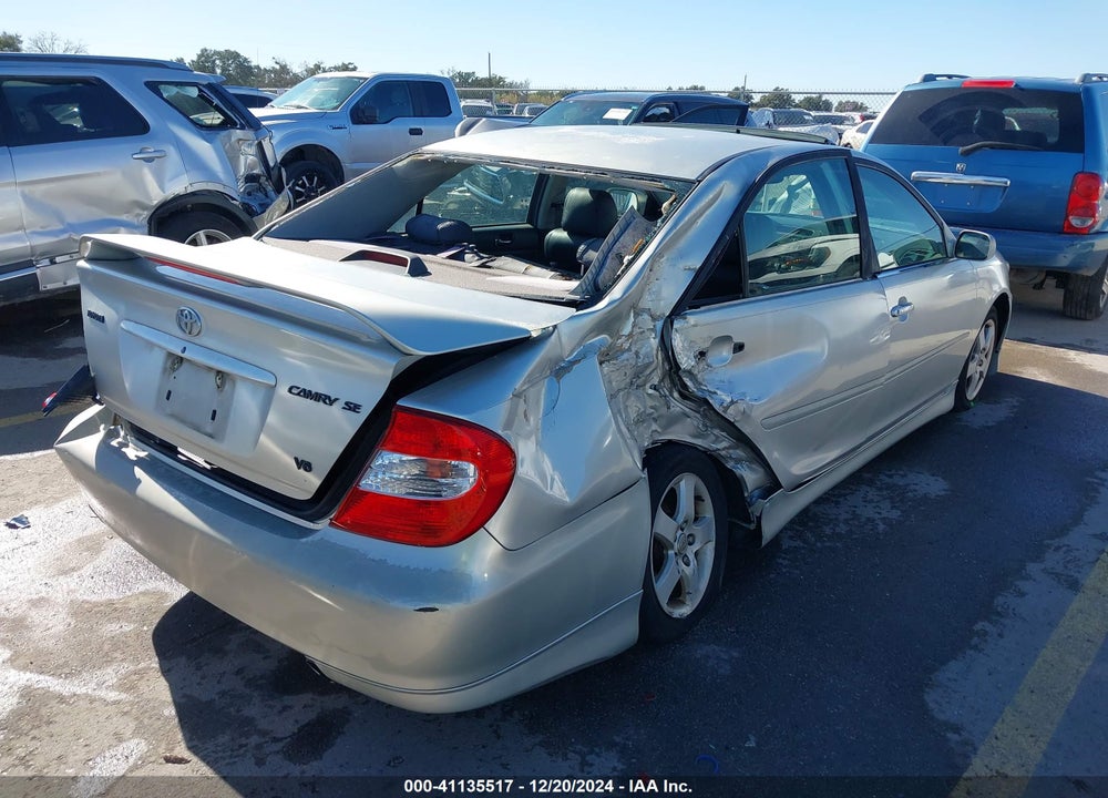 2004 TOYOTA CAMRY SE V6 VIN: 4T1BA32K14U033847