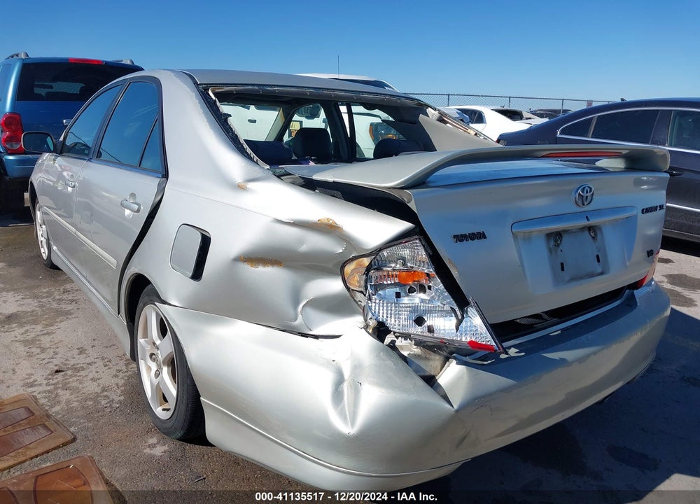 2004 TOYOTA CAMRY SE V6 VIN: 4T1BA32K14U033847