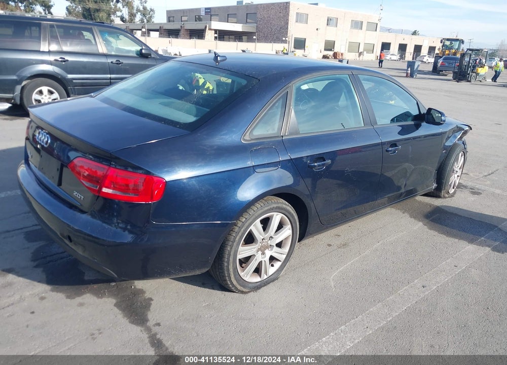 2010 AUDI A4 2.0T PREMIUM VIN: WAUAFAFL1AN028157