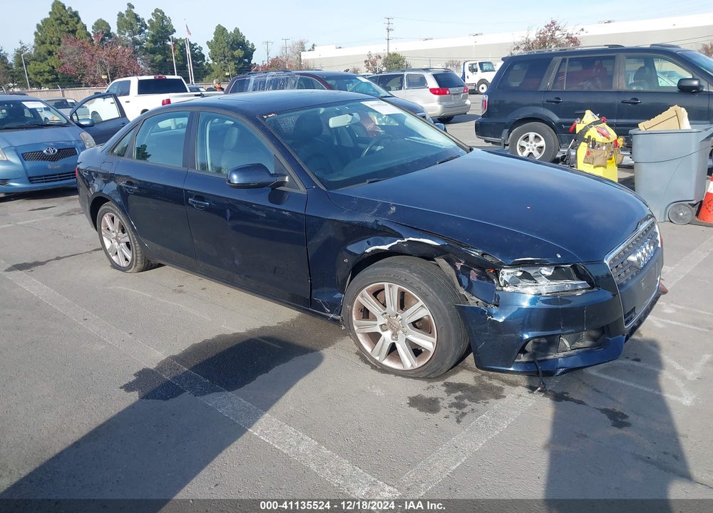 2010 AUDI A4 2.0T PREMIUM VIN: WAUAFAFL1AN028157