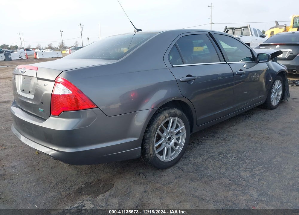 2010 FORD FUSION SE VIN: 3FAHP0HG0AR396437