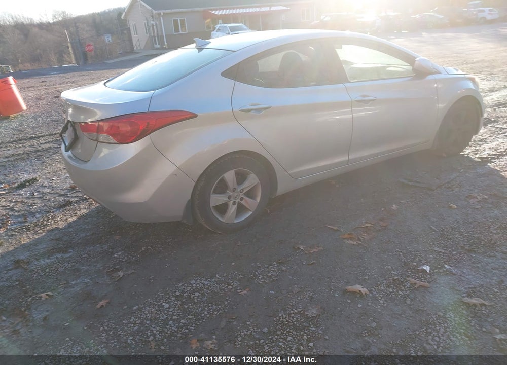 2013 HYUNDAI ELANTRA GLS VIN: KMHDH4AE5DU661626