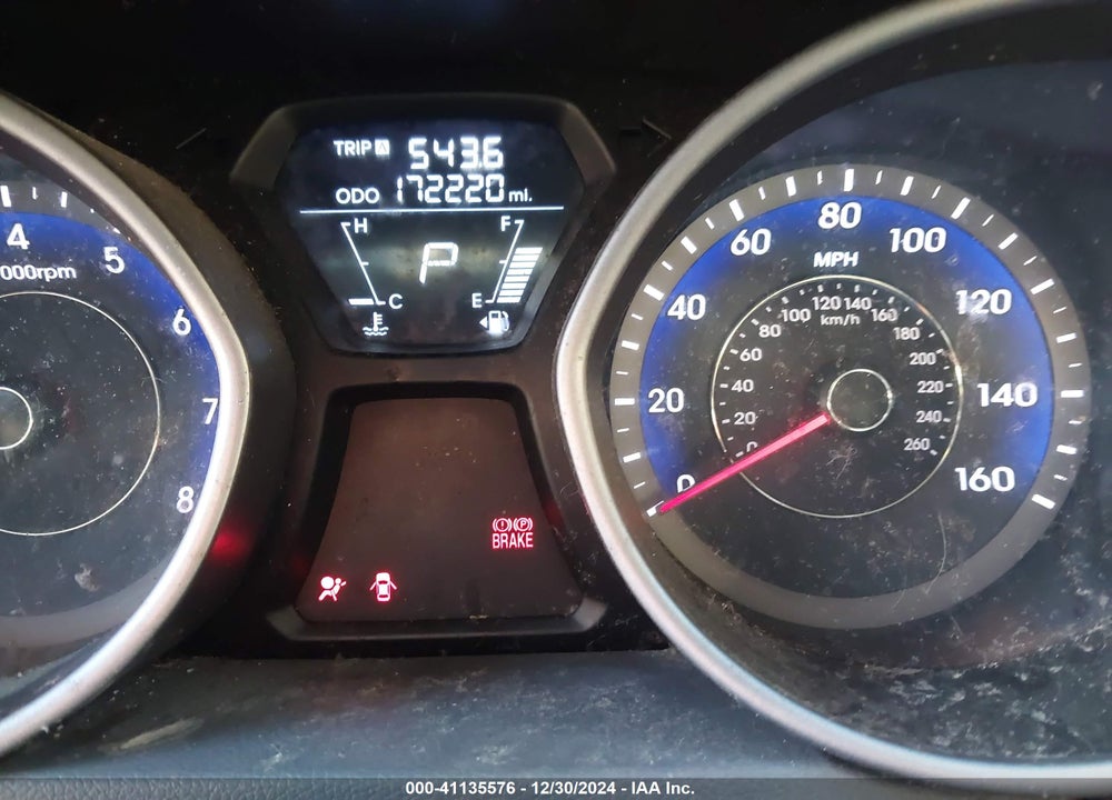 2013 HYUNDAI ELANTRA GLS VIN: KMHDH4AE5DU661626