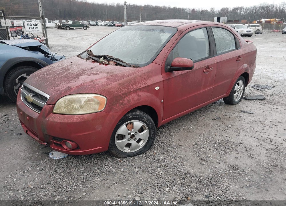 2007 CHEVROLET AVEO LS VIN: KL1TD56677B095754