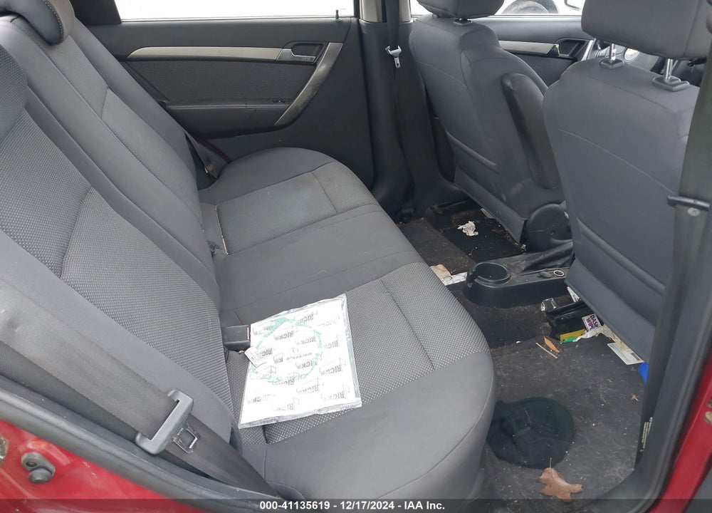 2007 CHEVROLET AVEO LS VIN: KL1TD56677B095754