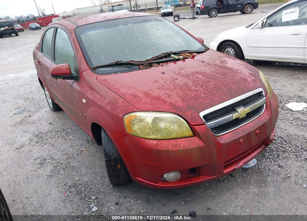 2007 CHEVROLET AVEO LS VIN: KL1TD56677B095754