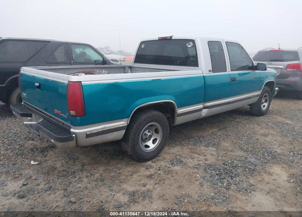 1996 GMC SIERRA C1500 VIN: 2GTEC19R6T1524959
