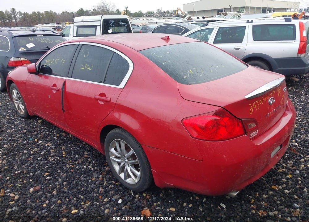 2008 INFINITI G35X VIN: JNKBV61FX8M265253