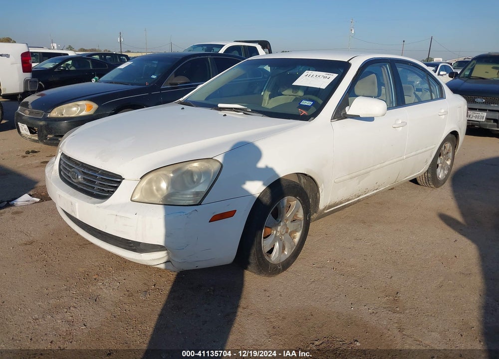 2008 KIA OPTIMA LX V6 VIN: KNAGE124X85192870