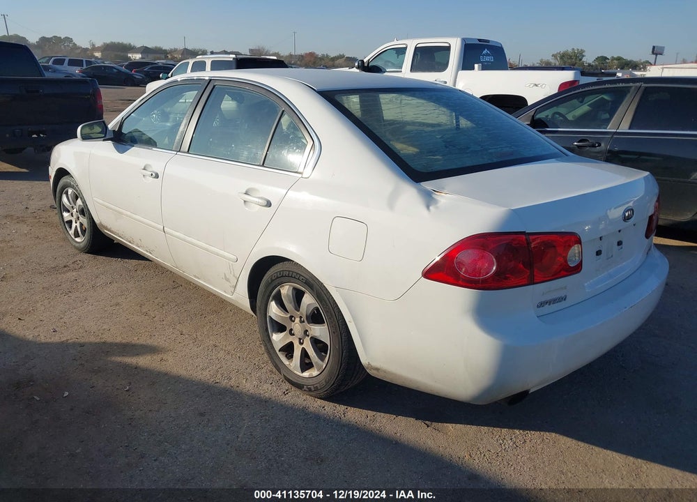 2008 KIA OPTIMA LX V6 VIN: KNAGE124X85192870