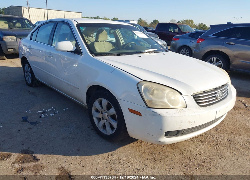 2008 KIA OPTIMA LX V6 VIN: KNAGE124X85192870