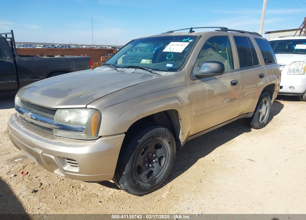 2007 CHEVROLET TRAILBLAZER LS VIN: 1GNDS13S672158251