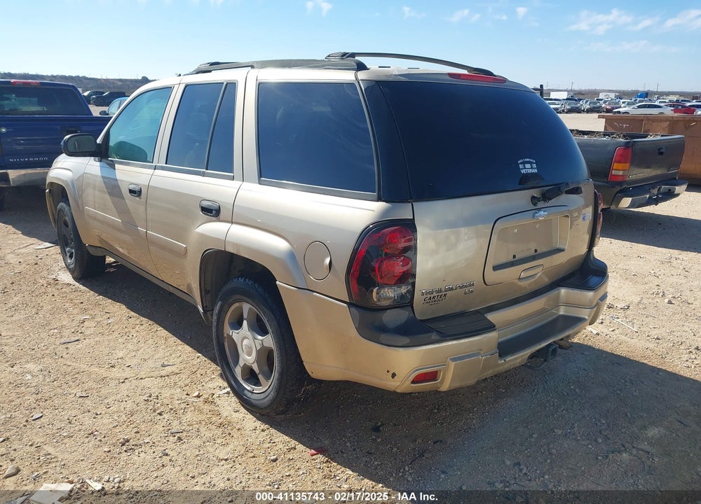 2007 CHEVROLET TRAILBLAZER LS VIN: 1GNDS13S672158251