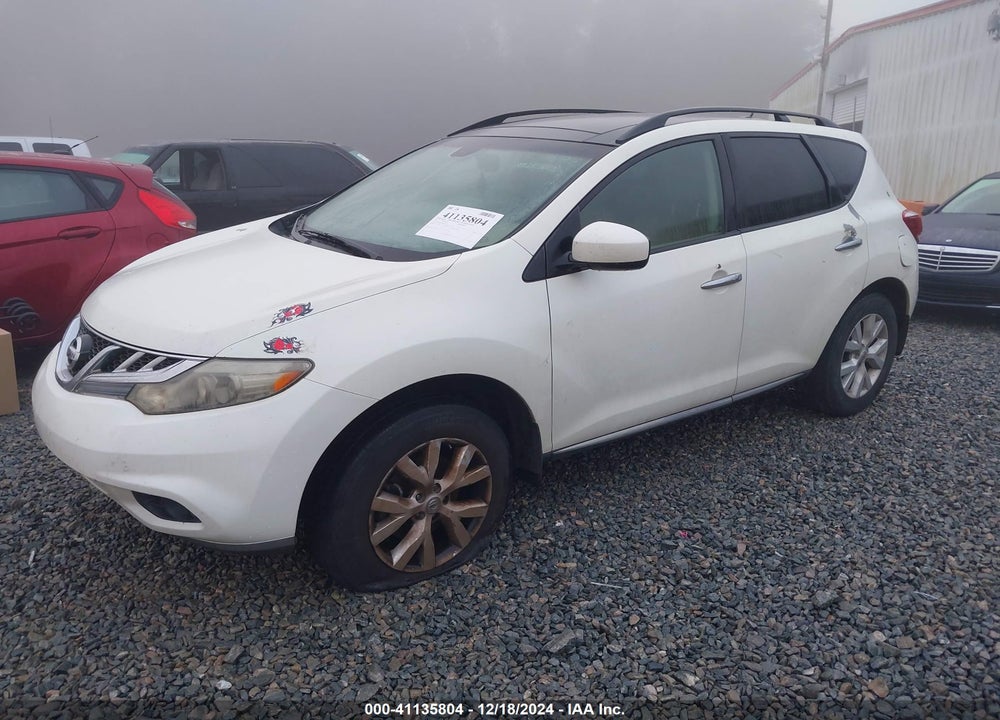 2011 NISSAN MURANO SL VIN: JN8AZ1MU4BW064429