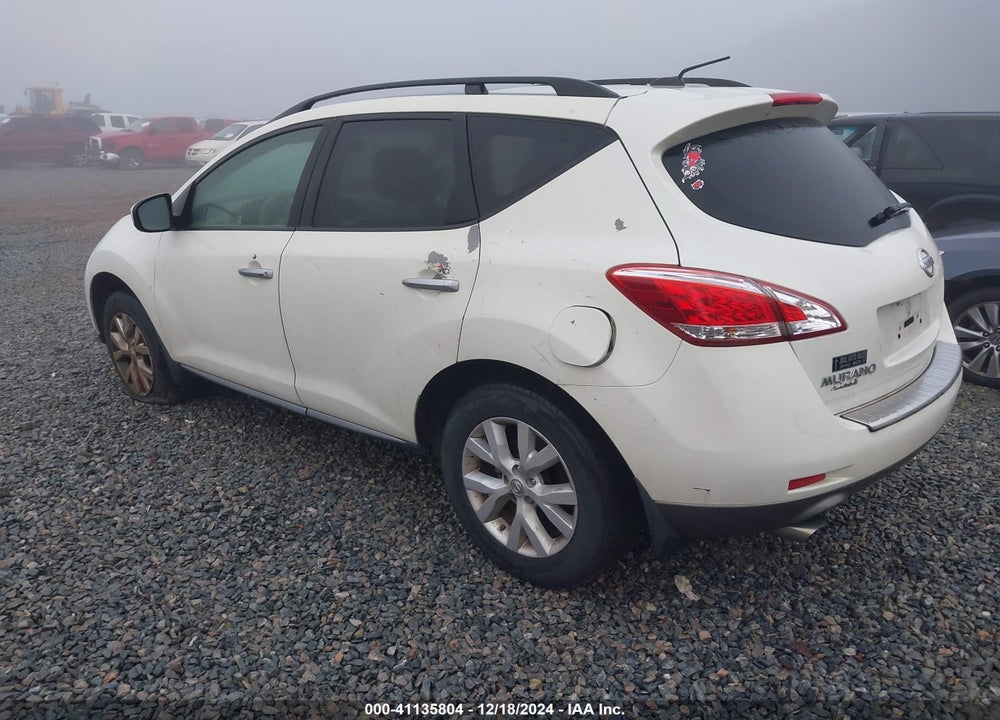 2011 NISSAN MURANO SL VIN: JN8AZ1MU4BW064429