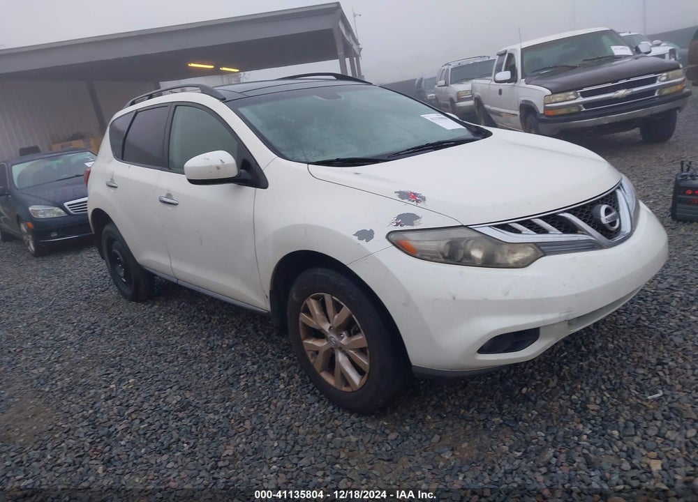 2011 NISSAN MURANO SL VIN: JN8AZ1MU4BW064429