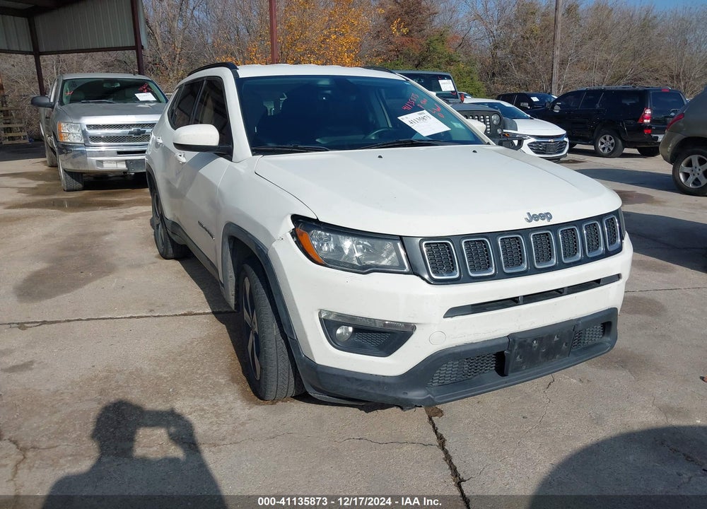 2018 JEEP COMPASS LATITUDE FWD VIN: 3C4NJCBB6JT102264