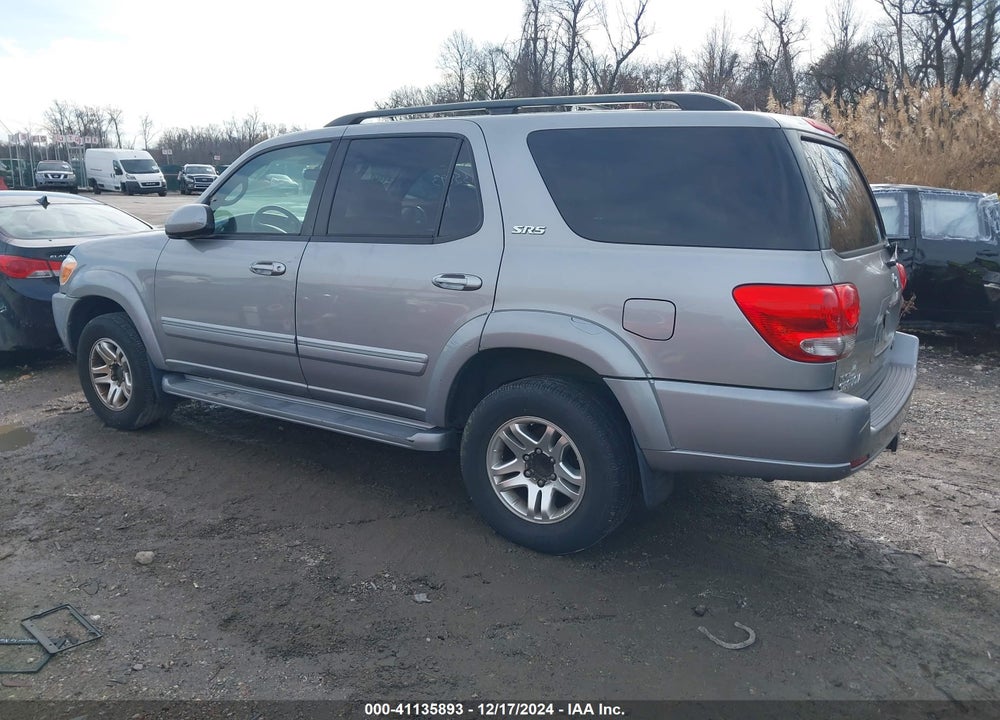 2005 TOYOTA SEQUOIA SR5 V8 VIN: 5TDBT44A25S236387