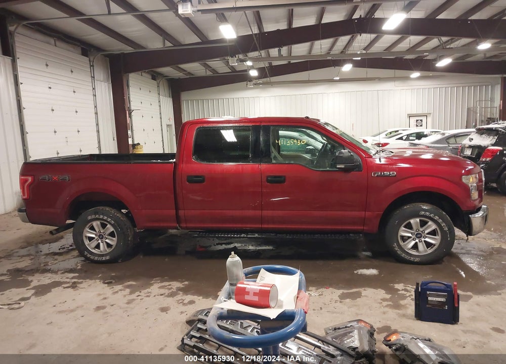 2016 FORD F-150 XLT VIN: 1FTFW1EF8GFA56433