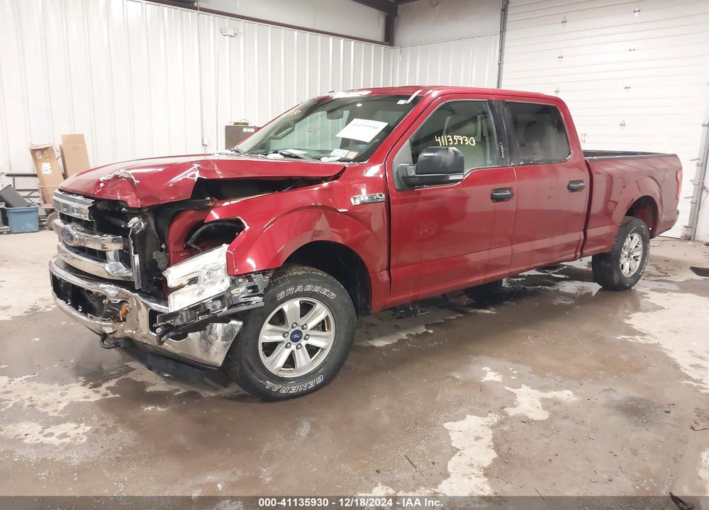 2016 FORD F-150 XLT VIN: 1FTFW1EF8GFA56433