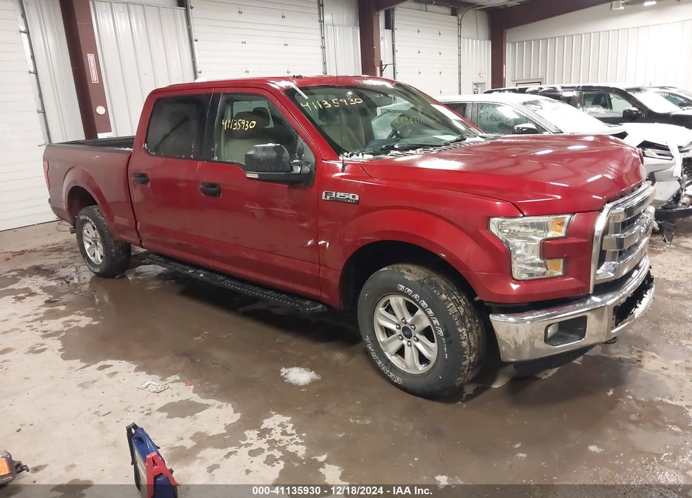 2016 FORD F-150 XLT VIN: 1FTFW1EF8GFA56433