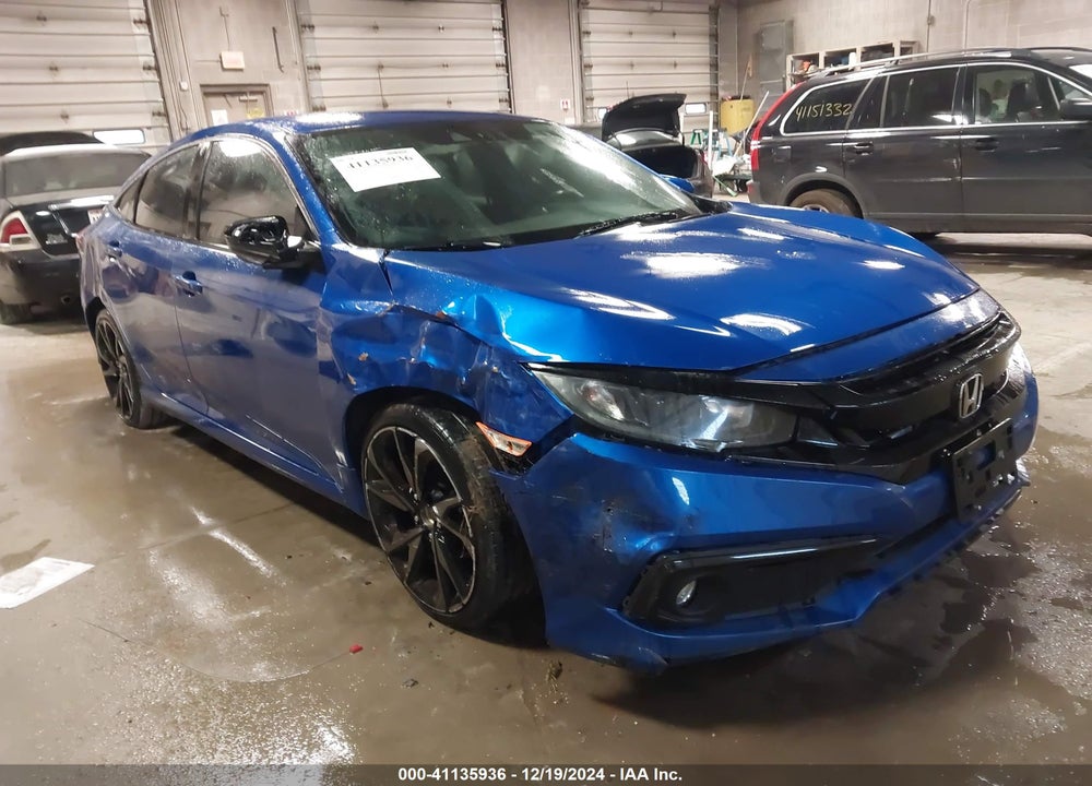 2019 HONDA CIVIC SPORT VIN: 19XFC2F8XKE009700