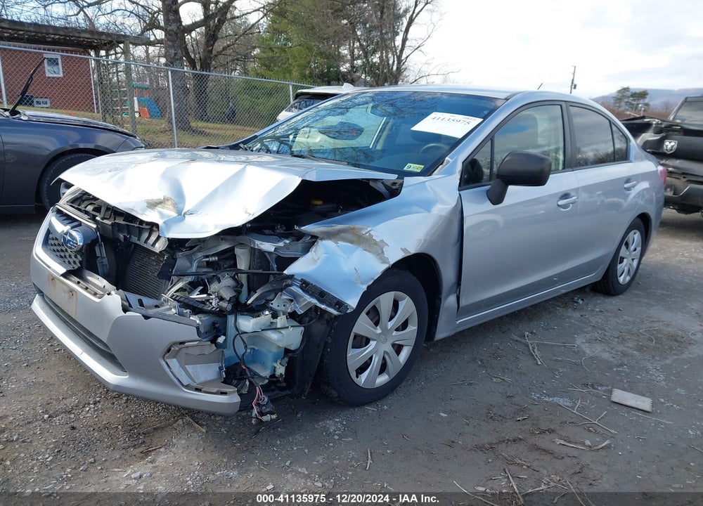 2014 SUBARU IMPREZA 2.0I VIN: JF1GJAA62EH006871