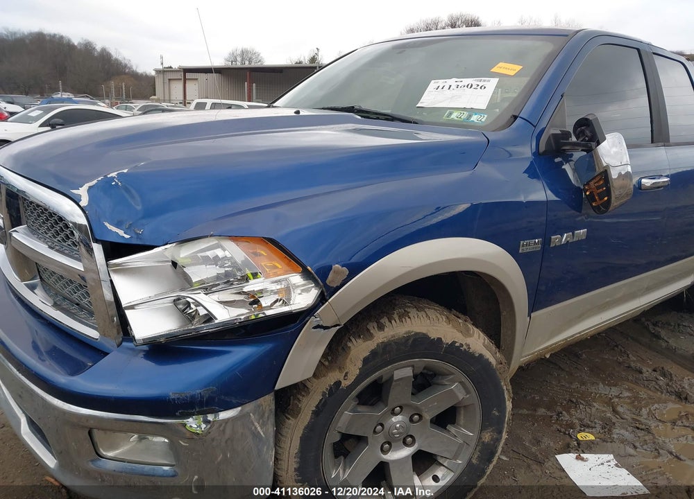 2009 DODGE RAM 1500 LARAMIE VIN: 1D3HV18TX9S712050
