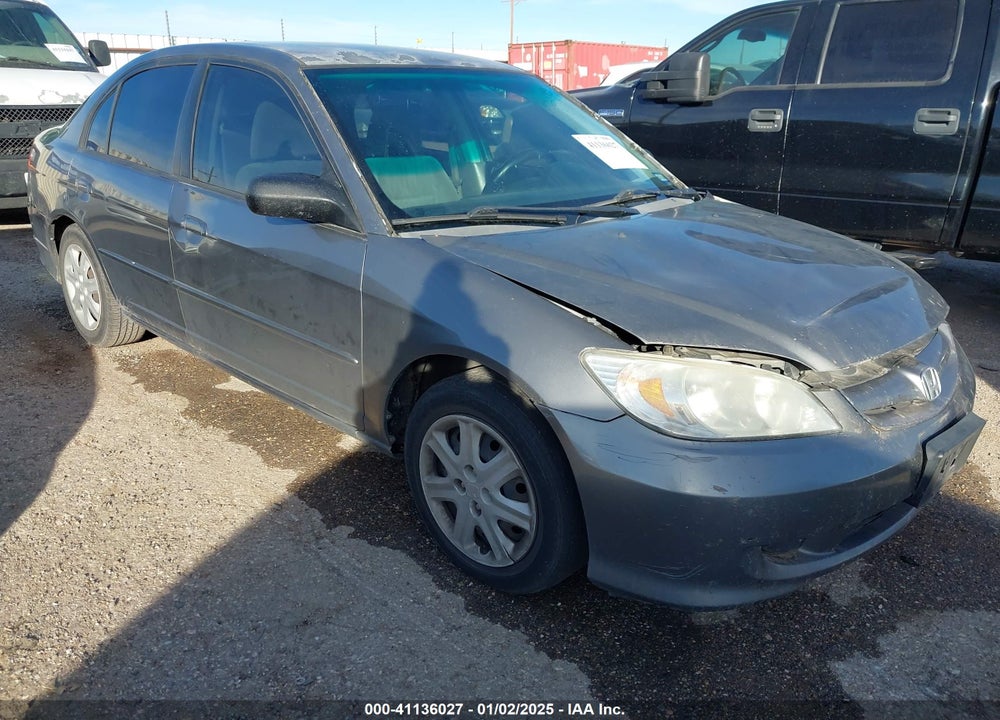 2005 HONDA CIVIC LX VIN: 2HGES16585H566775