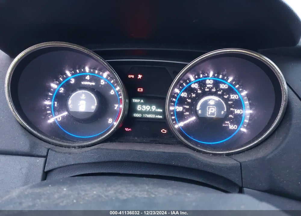 2011 HYUNDAI SONATA GLS VIN: 5NPEB4AC1BH144078