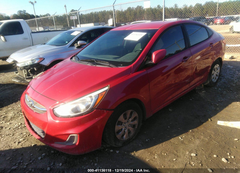 2017 HYUNDAI ACCENT SE VIN: KMHCT4AE1HU245587