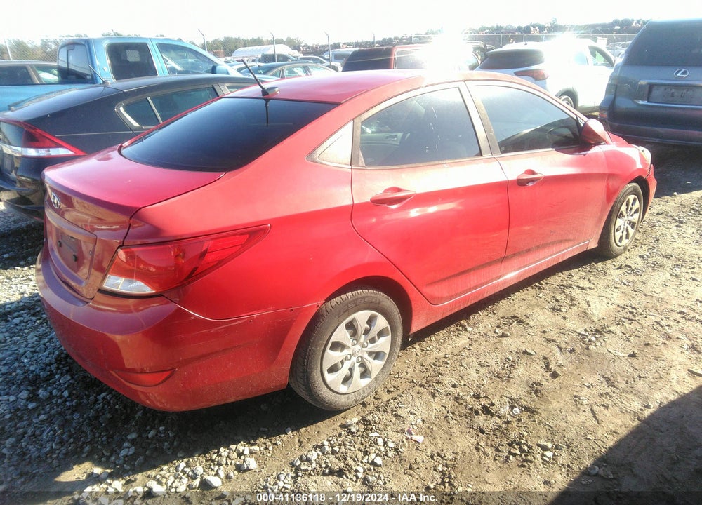 2017 HYUNDAI ACCENT SE VIN: KMHCT4AE1HU245587