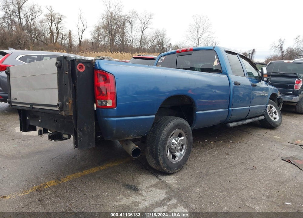 2005 DODGE RAM 2500 ST VIN: 3D7KS28C95G835519
