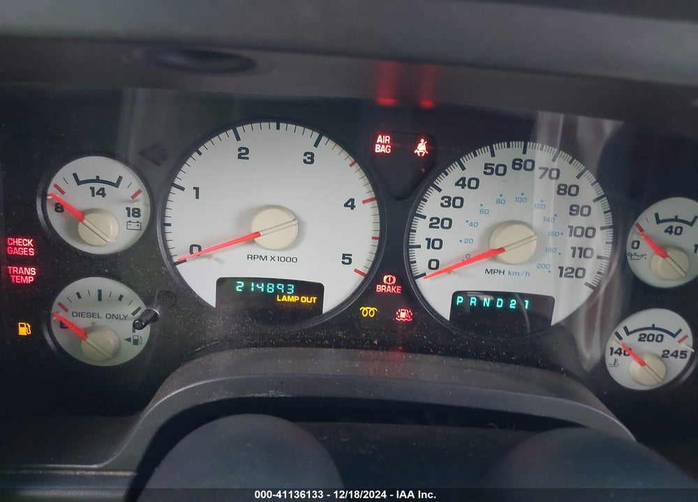 2005 DODGE RAM 2500 ST VIN: 3D7KS28C95G835519
