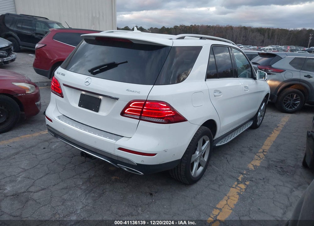 2017 MERCEDES-BENZ GLE 350 4MATIC VIN: 4JGDA5HB1HA905138