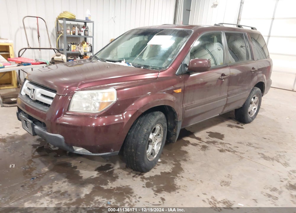 2007 HONDA PILOT EX-L VIN: 5FNYF18767B028972