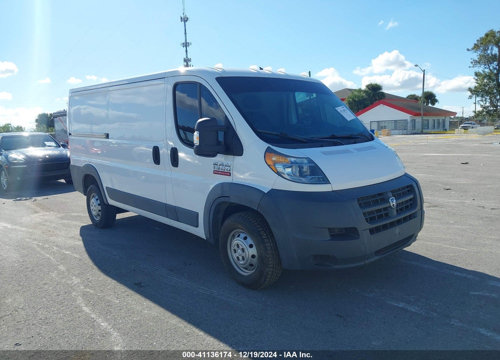 2017 RAM PROMASTER 1500 LOW ROOF 136 WB VIN: 3C6TRVAG9HE520400