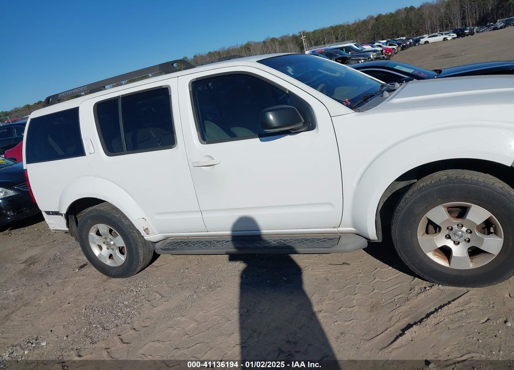 2006 NISSAN PATHFINDER S VIN: 5N1AR18U16C631480