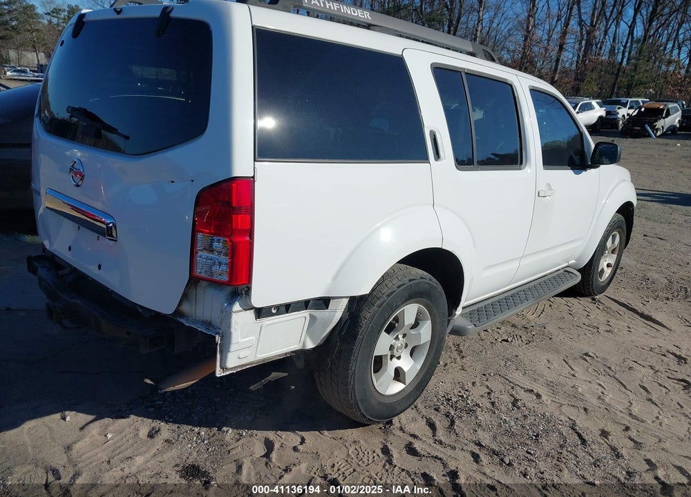 2006 NISSAN PATHFINDER S VIN: 5N1AR18U16C631480