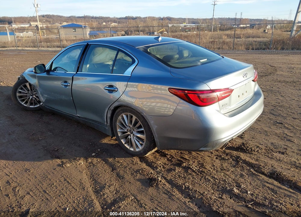 2019 INFINITI Q50 3.0T LUXE VIN: JN1EV7AR4KM556274