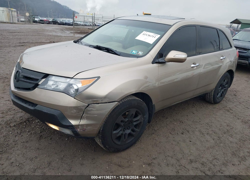 2007 ACURA MDX TECHNOLOGY PACKAGE VIN: 2HNYD28307H527604