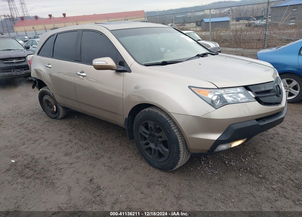 2007 ACURA MDX TECHNOLOGY PACKAGE VIN: 2HNYD28307H527604
