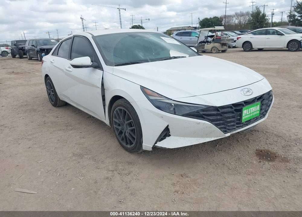 2021 HYUNDAI ELANTRA SEL VIN: 5NPLM4AG2MH038990