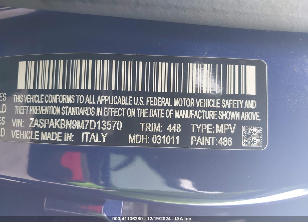 2021 ALFA ROMEO STELVIO TI AWD VIN: ZASPAKBN9M7D13570